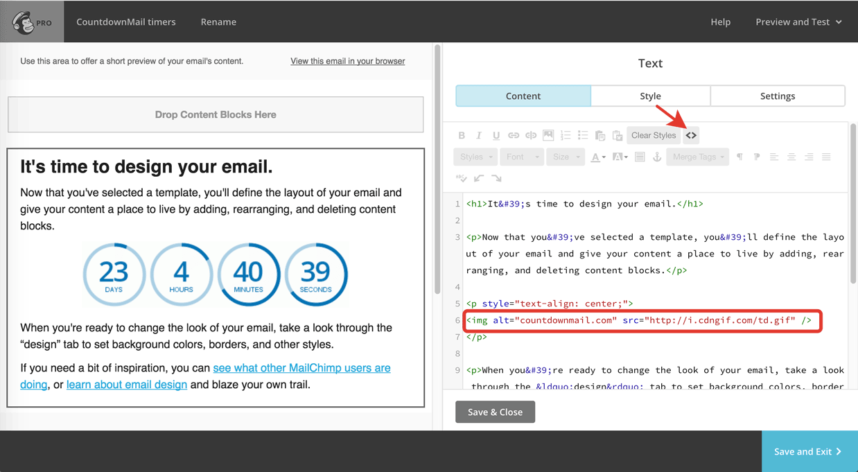 free email countdown timers